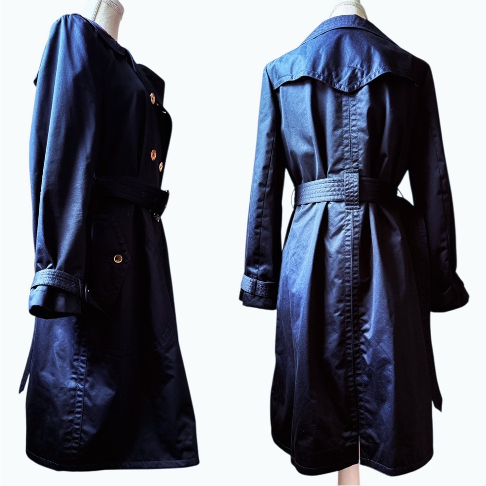 Coach Legacy Collection Trench Coat – Dark Navy - with Garment Bag - Picture 4 of 8